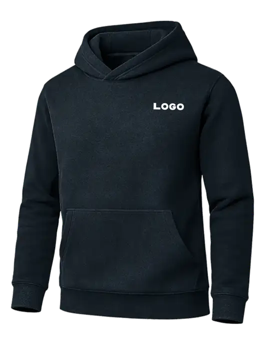 Cornerstone Dark Navy Tough Heavyweight Fleece Pullover Hoodie w/Logo