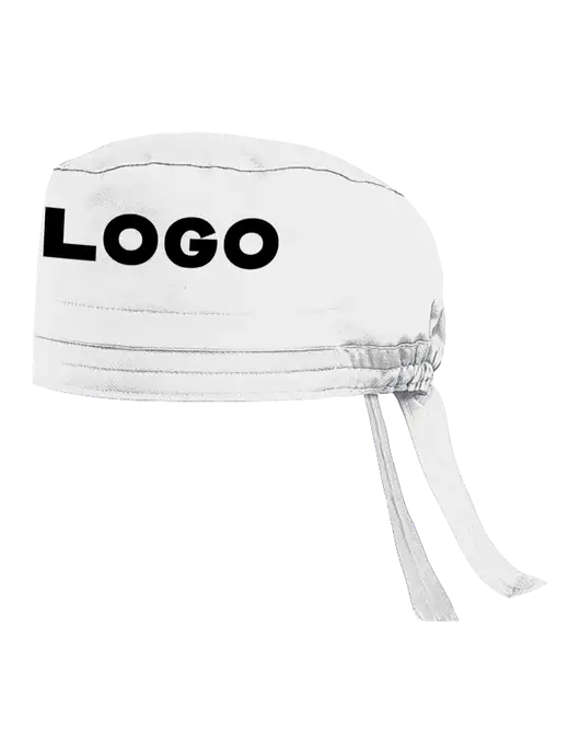 Wink WorkFlex White Scrub Cap w/Logo