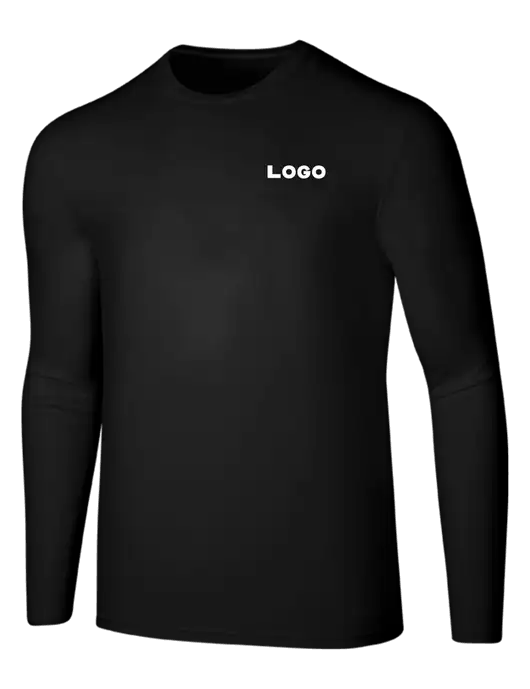 Seriously Soft Black Long Sleeve T-Shirt w/Logo