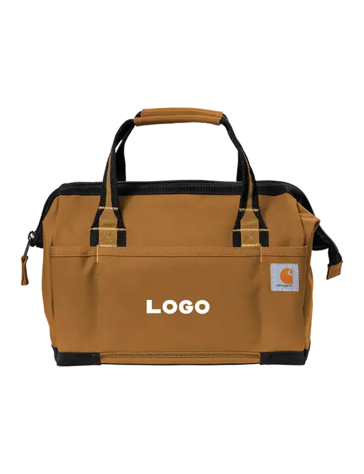 Carhartt Foundry Series 14” Brown Tool Bag w/Logo