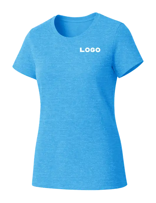 Womens Seriously Soft Light Sapphire T-Shirt w/Logo