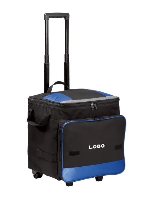 Twilight Blue Rolling Cooler w/Logo