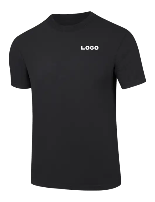Comfort Colors 6.1 oz Black Heavyweight Ring Spun T-Shirt w/Logo