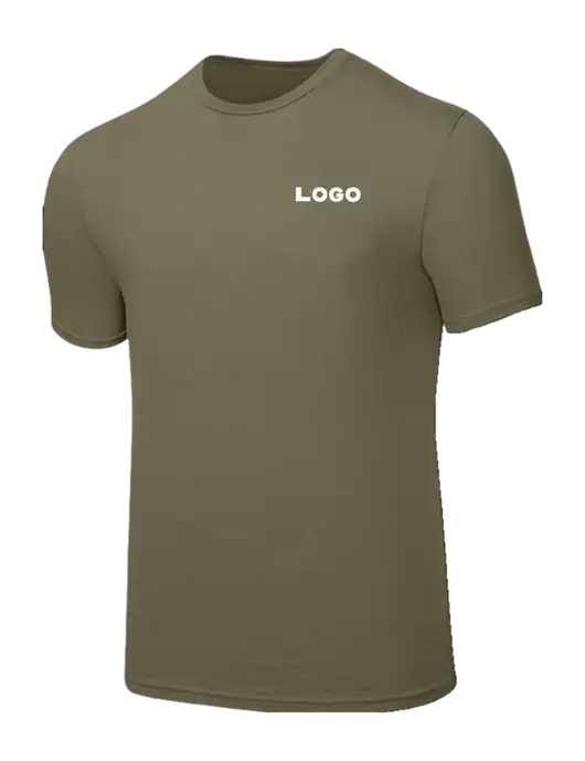 Seriously Soft Medium Taupe T-Shirt w/Logo