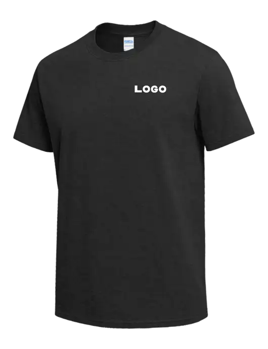 Dark Grey Heather Heavyweight 6.1 oz T-Shirt w/Logo