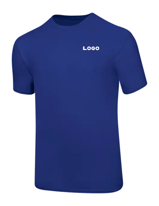 Ring Spun Royal 4.5 oz T-Shirt w/Logo