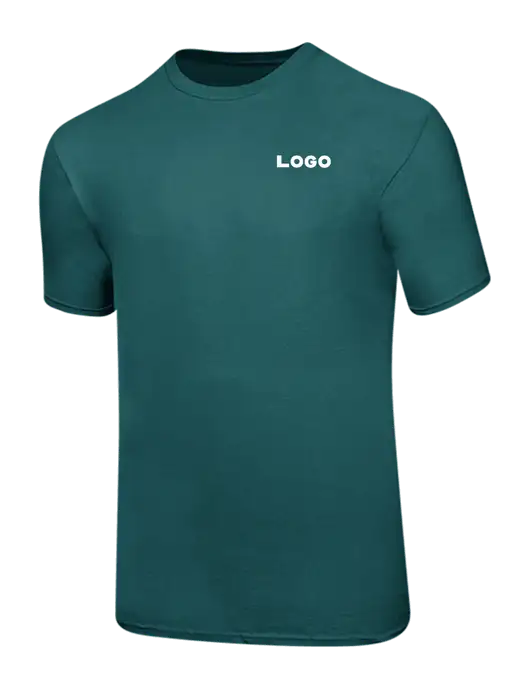 Ring Spun Dark Teal 4.5 oz T-Shirt w/Logo
