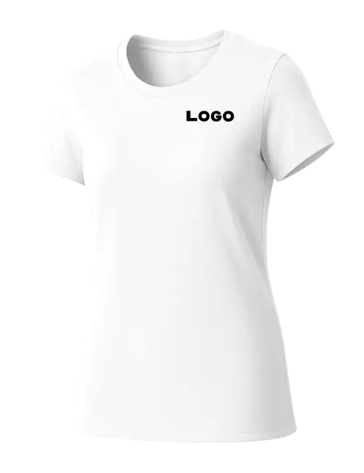 Womens Seriously Soft White T-Shirt w/Logo