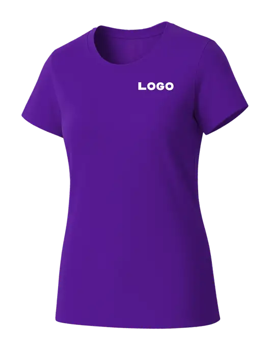 Womens Seriously Soft Purple T-Shirt w/Logo