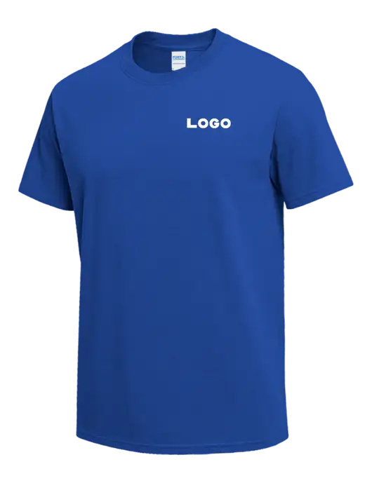 Dark Royal Heavyweight 6.1 oz T-Shirt w/Logo