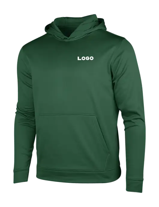Forest Green Sport-Wick Fleece Hooded Pullover w/Logo