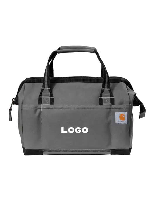 Carhartt Foundry Series 14” Grey Tool Bag w/Logo