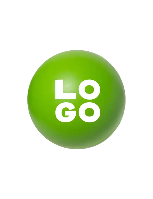 Light Kelly Stress Reliever Ball w/Logo
