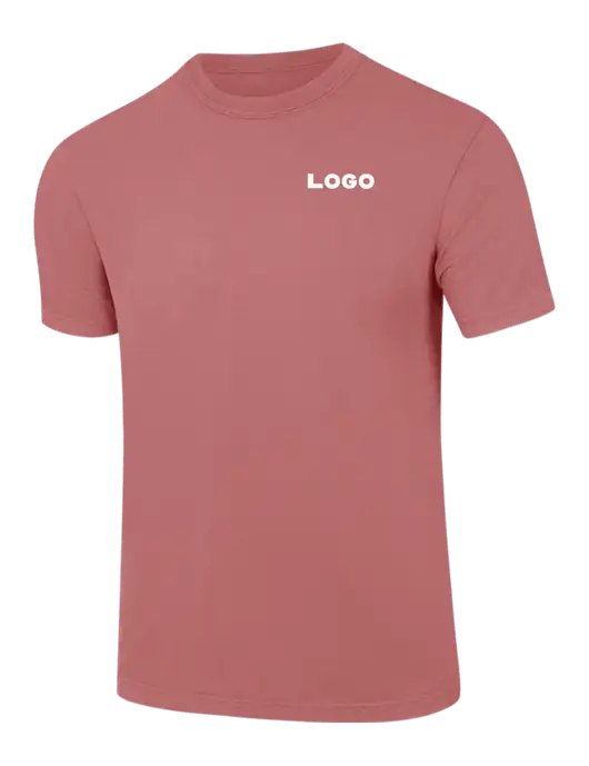 Comfort Colors 6.1 oz Light Maroon Heavyweight Ring Spun T-Shirt w/Logo