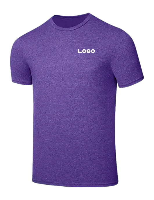 Seriously Soft Heathered Purple T-Shirt w/Logo