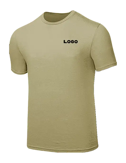 Seriously Soft Tan T-Shirt w/Logo