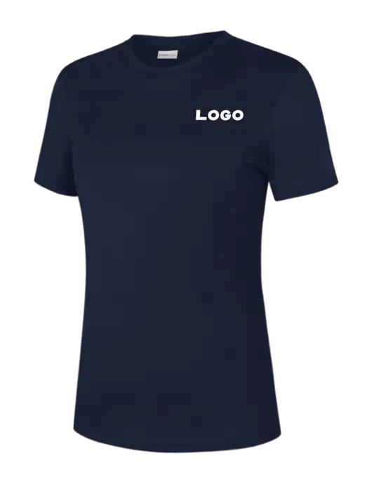 Womens Navy PosiCharge Competitor Tee w/Logo