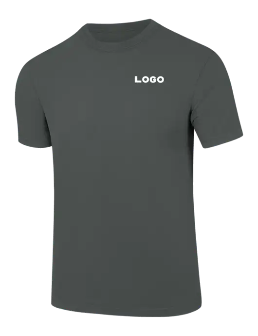 Comfort Colors 6.1 oz Dark Grey Heather Heavyweight Ring Spun T-Shirt w/Logo
