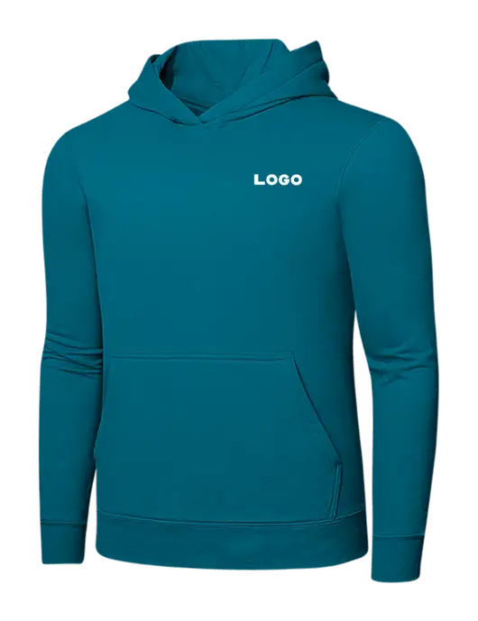 Dark Teal 7.8 oz Ring Spun Hooded Sweatshirt w/Logo