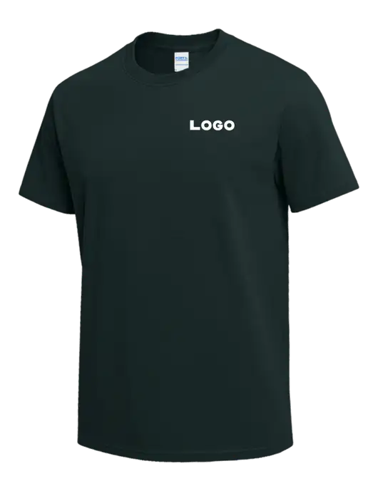 Dark Green Heavyweight 6.1 oz T-Shirt w/Logo