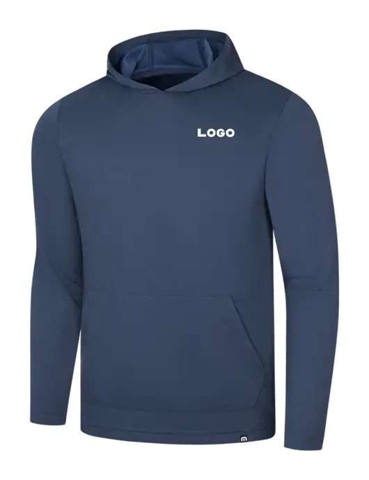 TravisMathew Navy Coveside Hoodie w/Logo