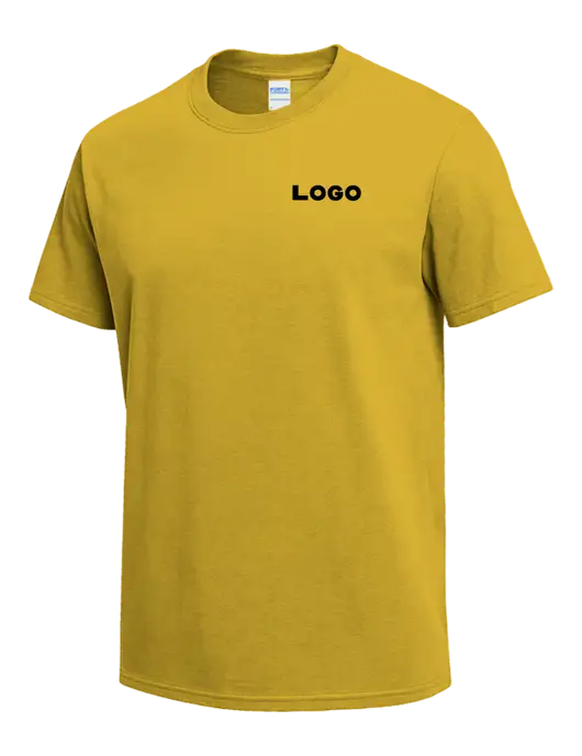 Yellow Heavyweight 6.1 oz T-Shirt w/Logo