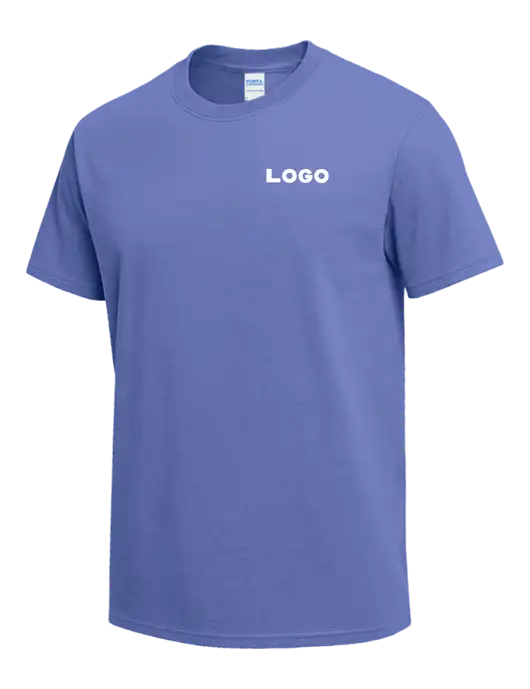 Light Purple Heavyweight 6.1 oz T-Shirt w/Logo