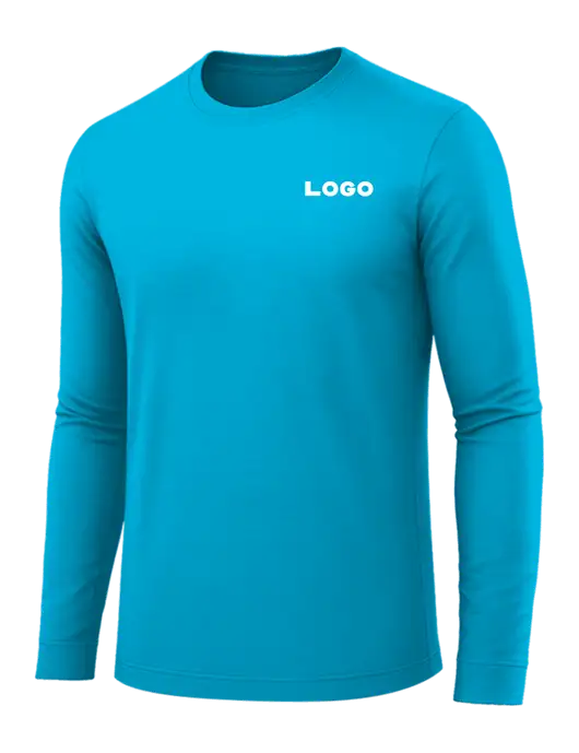 Long Sleeve Sapphire PosiCharge Competitor Tee w/Logo