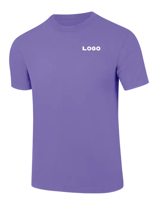 Comfort Colors 6.1 oz Light Purple Heavyweight Ring Spun T-Shirt w/Logo