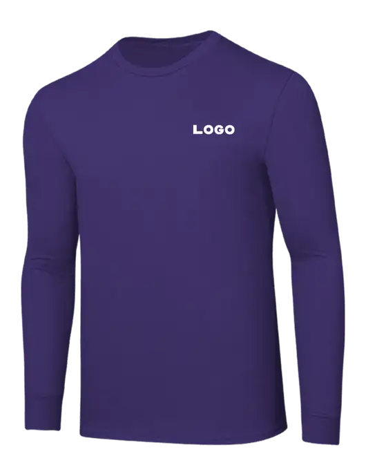 Core Blend Purple Long Sleeve Tee w/Logo