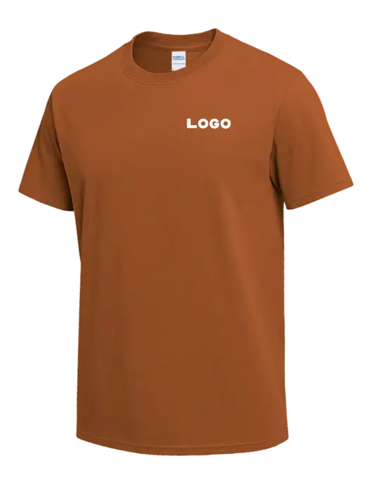 Burnt Orange Heavyweight 6.1 oz T-Shirt w/Logo