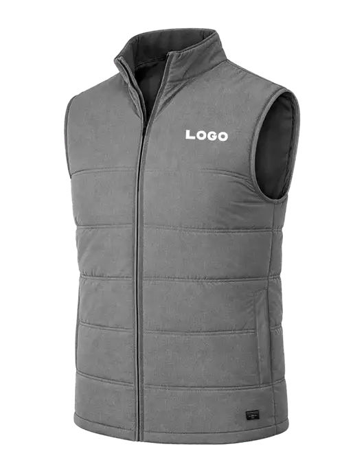 TravisMathew Cold Bay Dark Medium Grey Vest w/Logo