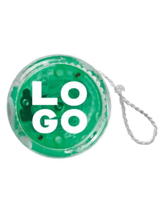 Green Light Up Yo-Yo w/Logo