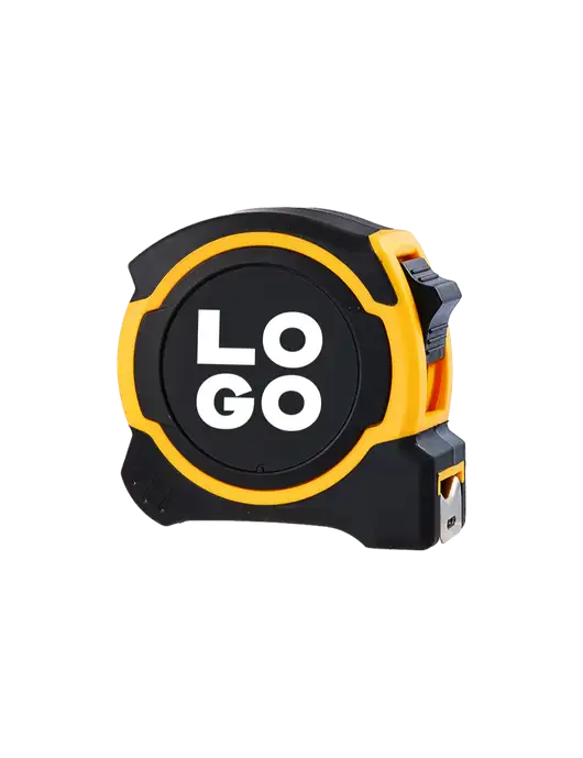 Yellow and Black Pro Tape Measure, 25'
 w/Logo