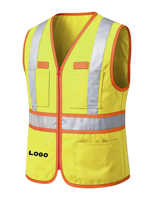 CornerStone ANSI 107 Class 2 Dual-Color Safety Yellow Vest w/Logo