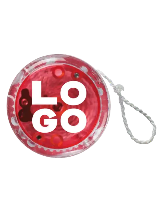 Red Light Up Yo-Yo w/Logo
