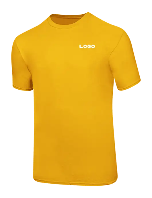 Ring Spun Yellow Gold 4.5 oz T-Shirt
 w/Logo